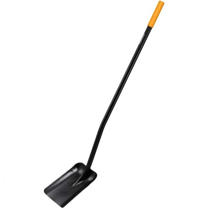 Лопата совковая с ручкой FISKARS SOLID черная 1066720