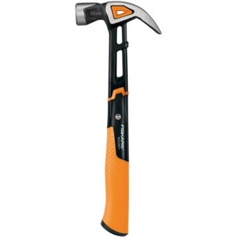 Молоток с загнутым гвоздодёром FISKARS L 20oz/13.5"