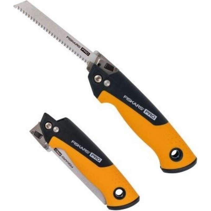 Пила универсальная FISKARS POWERTOOTH 150мм 2 лезвия складная 1062934